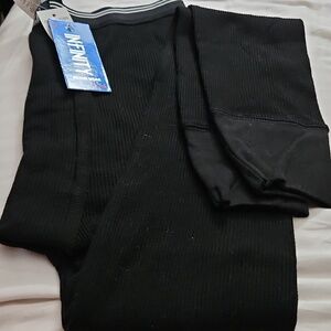 Infinity Black Size Medium Cotton Long Johns